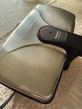Stainless Steel Pizelle Cookie Press - Silver